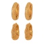 Fashion Golden 1 Copper Irregular Earrings