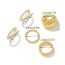Fashion 7# Alloy Geometric Ring Set