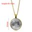 Fashion 9# Alloy Round Planet Necklace