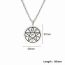 Fashion Gold Stainless Steel Geometric Medal Necklace