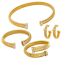 Fashion Cross Bracelet 12mm Gold Stainless Steel Diamond Thread Bracelet
