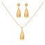 Fashion Golden 1 Copper Drop Pendant Bead Necklace