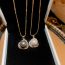 Fashion Necklace-white Metal Set Zirconium Pearl Necklace