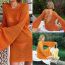Fashion Blue Cotton Open-knit Sun Cover-up