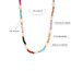 Fashion Color Colorful Natural Stone Beaded Necklace