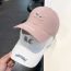 Fashion Pink 3d Embroidered Baseball Cap