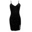 Fashion Black Polyester Sequinned Dress
