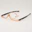 Fashion Transparent Blue 1pc Rotating Single-sided Reading Glasses