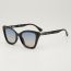 Fashion Transparent Gray Frame Pc Cat Eye Hollow Sunglasses
