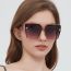 Fashion Sand Green Frame All Gray Pieces Pc Square Large Frame Sunglasses