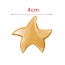 Fashion Gold Copper Five-pointed Star Accessories