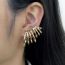 Fashion Silver Alloy Multi-layered Ring Ear Clips