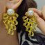 Fashion Gold Metal Geometric Earrings