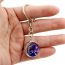 Fashion 12-capricorn-capricorn Alloy Printed Constellation Double-sided Glass Ball Keychain