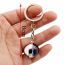 Fashion Leo Alloy Constellation Double-sided Glass Ball Keychain