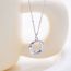 Fashion Steel Color Stainless Steel Irregular Round Necklace
