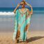 Fashion 1# Polyester Printed Cover-up Beach Dress