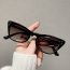 Fashion Off-white Framed Tea Slices Pc Cat Eye Small Frame Sunglasses