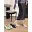 Fashion Black Pointed-toe Satin Stiletto Sandals
