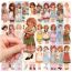 Fashion 30 Fresh And Cute Girl Bookmarks Qh214 30 Stamped Bookmark Cards