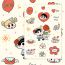 Fashion 8 Lovers Collage 8zd037 8 Cartoon Stickers