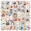 Fashion 50 Cartoon Cute And Whimsical Stickers Sjs229 50 Cartoon Waterproof Stickers
