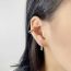 Fashion An 8-figure Infinite Zircon Ear Clip Copper Diamond Cross Ear Cuff (single)