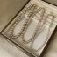 Fashion Necklace-champagne (10mm) Pearl Bead Necklace