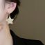 Fashion Earrings - Gold (real Gold Plating) Geometric Diamond Star Hoop Earrings