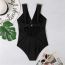 Fashion Color Polyester Printed Panel Swimsuit