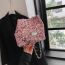 Fashion Pink Sequin Large Capacity Shoulder Bag