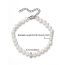 Fashion Silver Pearl Beaded Bracelet