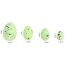 Fashion 1.8cm Easter Egg (1.5*1.8) Spotted Simulated Easter Eggs (100 Pieces Per Pack)