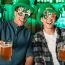 Fashion St. Patricks Day Beer Felt Letter Glasses Frame
