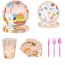 Fashion Fork 24pcs Plastic Cutlery Forks And Spoons