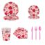 Fashion Scoop 24pcs Plastic Cutlery Forks And Spoons