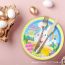 Fashion Easter Bunny Set Paper Printed Disposable Paper Plates Cups Paper Towels Tableware Set