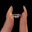 Fashion Lightning Diamond Ring (white Gold) Copper Set Zirconium Lightning Ring