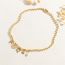 Fashion B Copper-set Diamond Love Fishtail Pearl Necklace