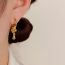 Fashion Gold Metal Irregular Geometric Earrings