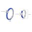 Fashion Klein Blue Ring-us No. 8 Silver And Diamond Love Drop Round Ring