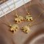Fashion 3# Copper Set Zirconium Elephant Necklace