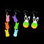 Fashion Three Layer Rabbit Acrylic Color Rabbit Earrings