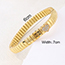 Fashion 3# Stainless Steel Gold Plated Geometric Bracelet