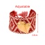Fashion Navy Blue Copper Heart Geometric Pattern Braided Tassel Bracelet