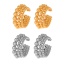 Fashion Silver Copper Multi-row Bead Ear Cuff