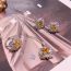 Fashion Necklace Copper Diamond Square Necklace
