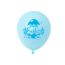 Fashion Blue Rabbit Easter Egg Print Latex Balloon