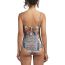 Fashion Swimsuit+beach Skirt Polyester Printed One-piece Swimsuit With Knotted Beach Skirt Set