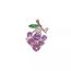 Fashion Green Grapes Alloy Diamond Grape Brooch
